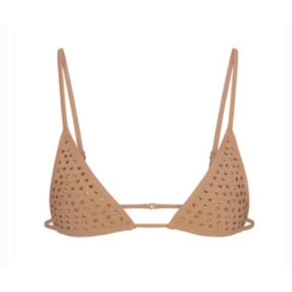 SWAROVSKI x SKIMS NWT Diamond Encrusted Triangle Bralette - Picture 3 of 4